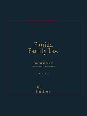cover image of Florida Family Law